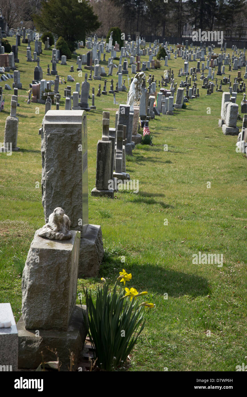 Friedhof Stockfoto