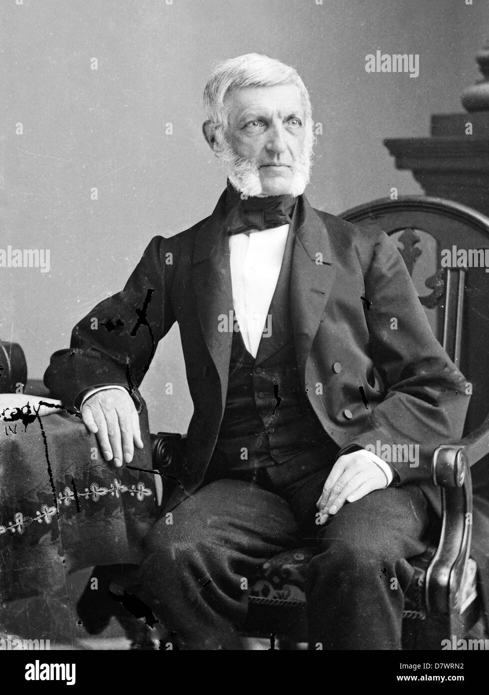 GEORGE BANCROFT (1800-1891) US-Historiker und Secretary Of The Navy über 1860 Stockfoto