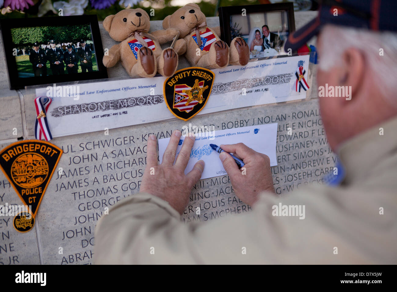 Die nationalen Strafverfolgungsbehörden Memorial während der Polizei Woche - Washington, DC, USA Stockfoto