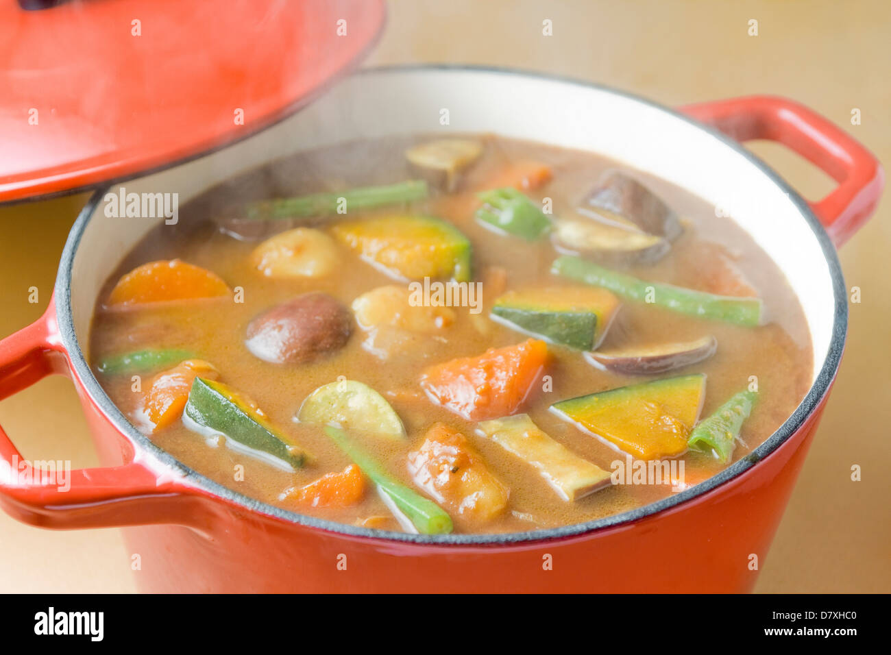 Gemüse-curry Stockfoto