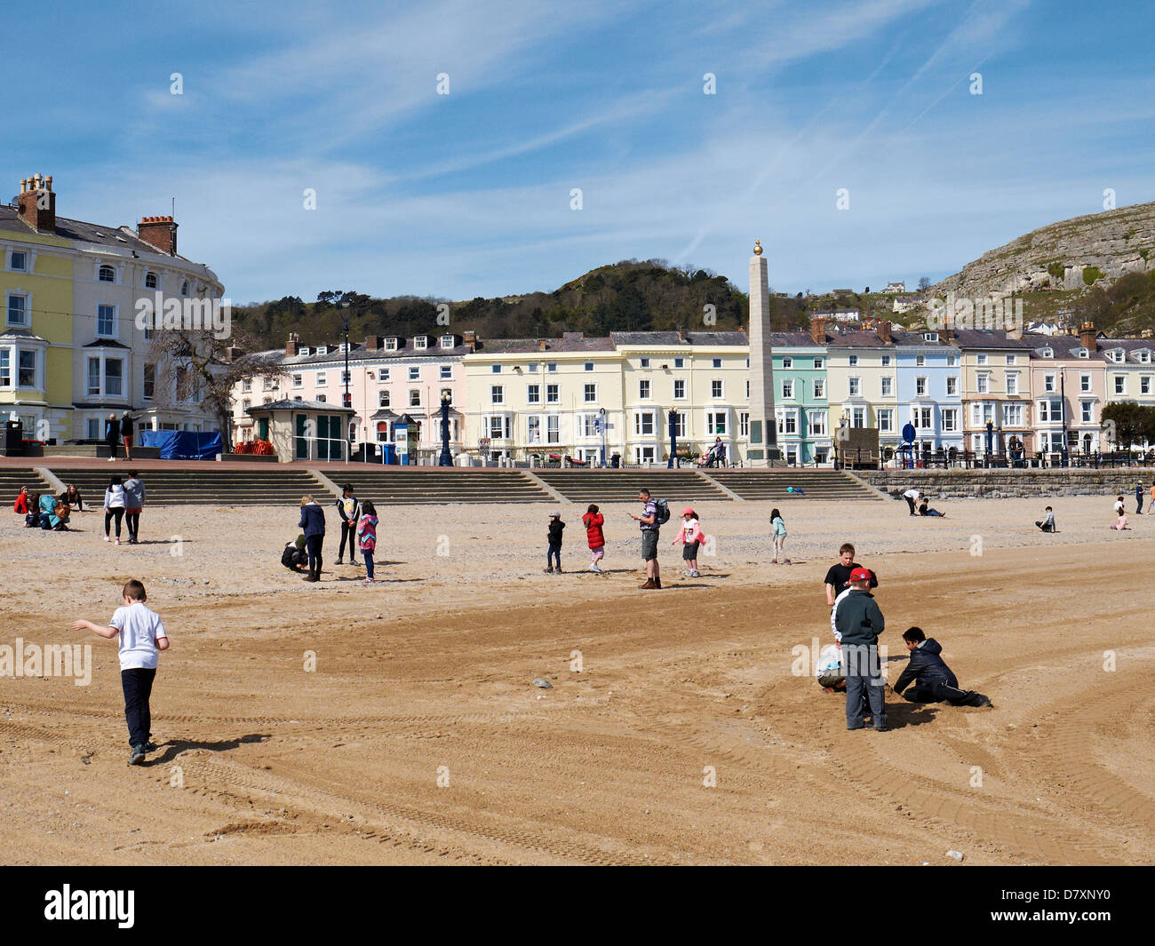 Der Strand von Llandudno North Wales UK Stockfoto