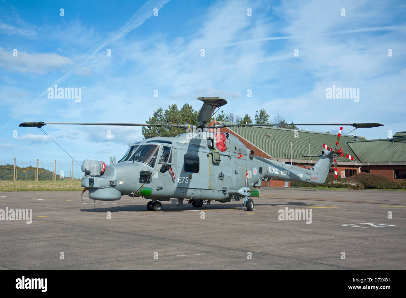 WS-Lynx HMA8SRU RN Nr. 815 NAS, HQ Flt Yeovilton. Somerset serielle ZD260.    SCO 9105 Stockfoto