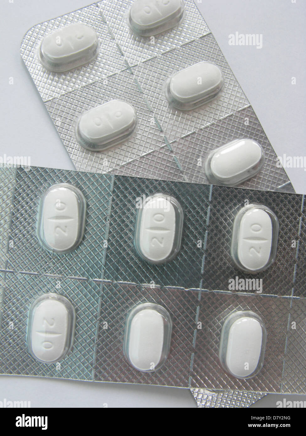 Paroxetin-Tabletten - selektive Serotonin Reuptake Hemmer SSRI zur Behandlung von depressiver Bedingungen (OCD) Stockfoto