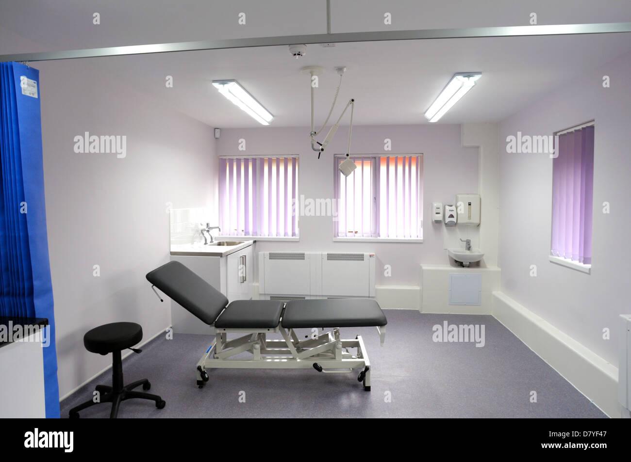Eine leere Arzt Untersuchungsraum Stockfoto