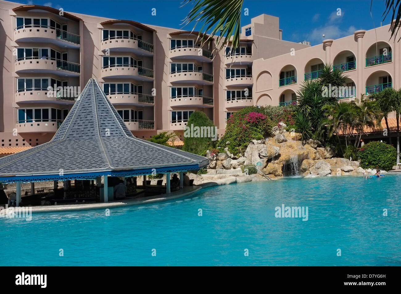 Accra Ferienanlage in Hastings, South Barbados Stockfoto