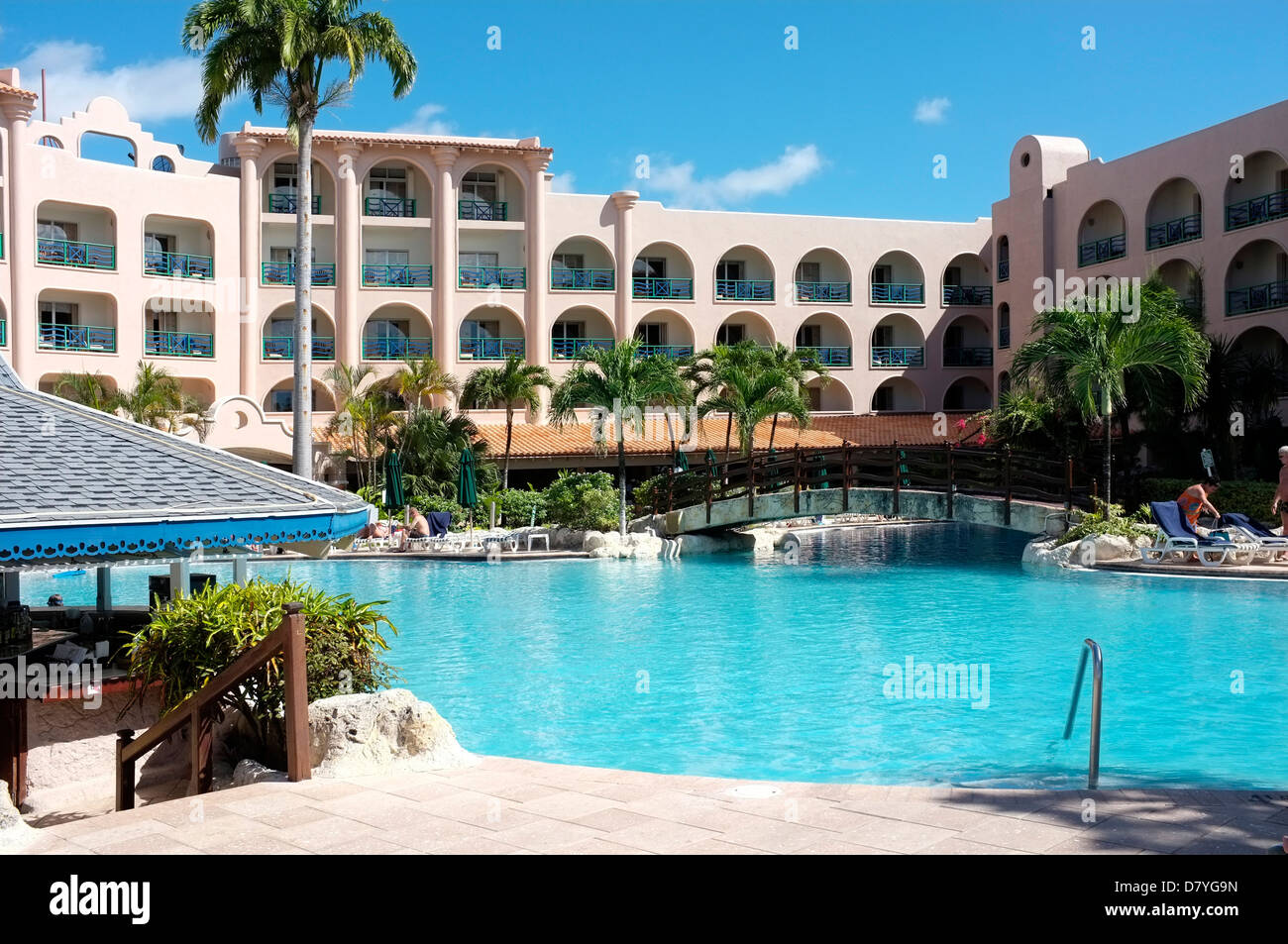 Accra Ferienanlage in Hastings, South Barbados Stockfoto