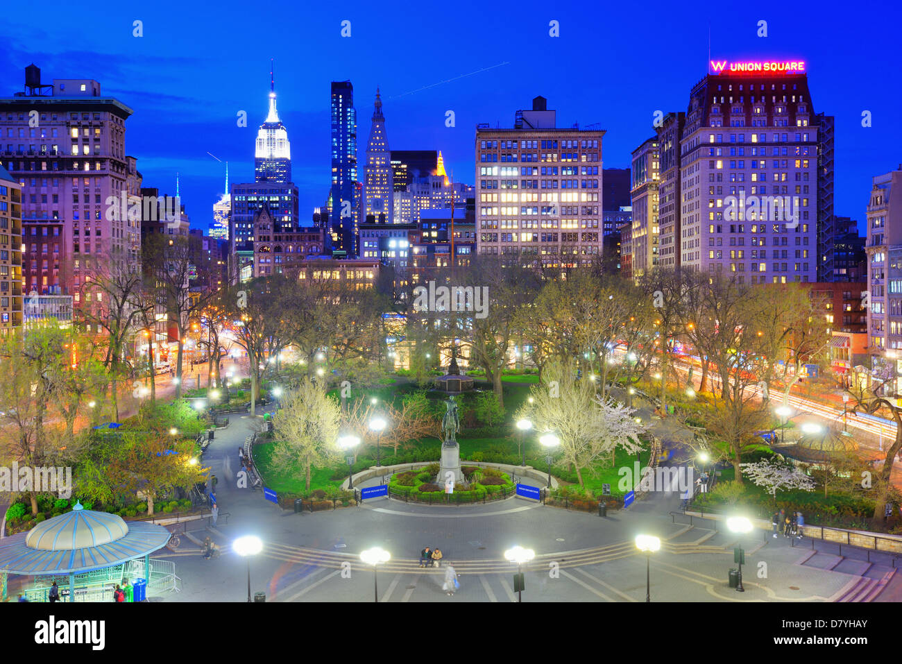 Union Square in New York City Stockfoto
