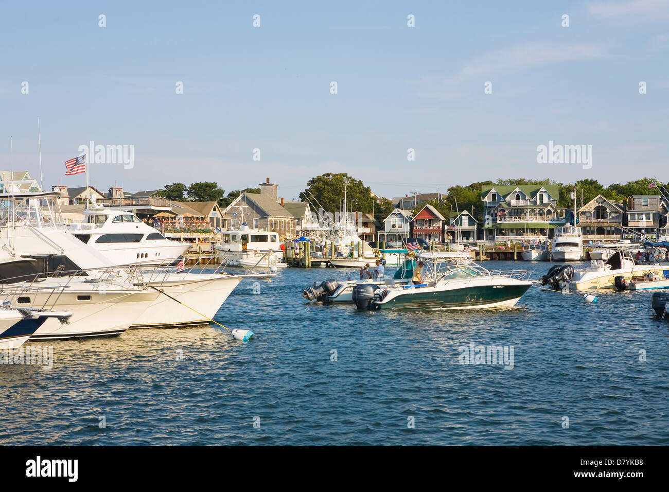 Oak Bluffs Harbor Martha's Vineyard, Massachusetts Stockfotografie - Alamy