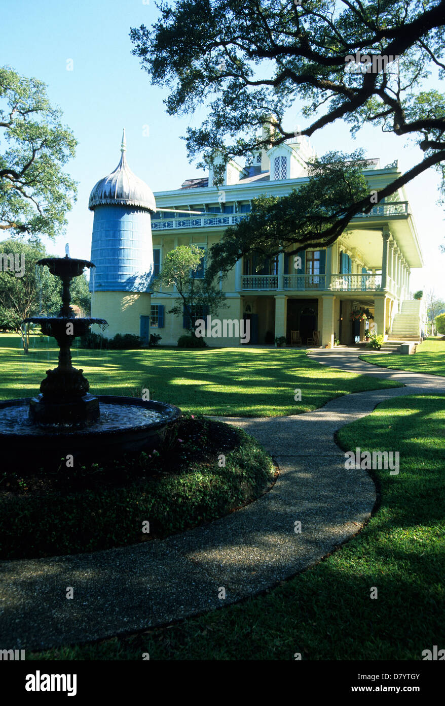 Elk283-3412v Louisiana, Mississippi River Valley, San Francisco Plantation, 1855 Stockfoto