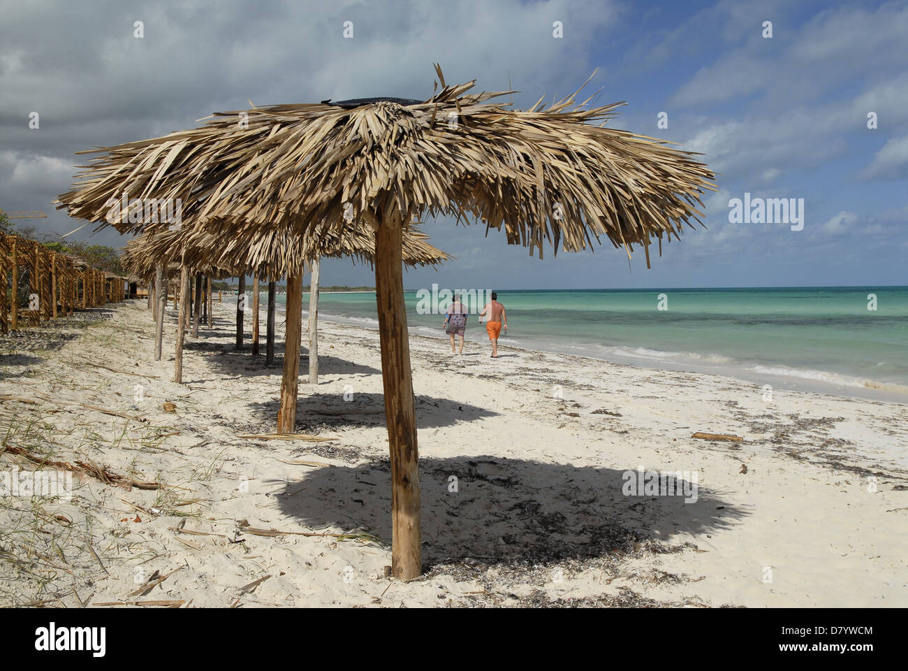 Strand, Cayo Coco, Kuba Stockfoto