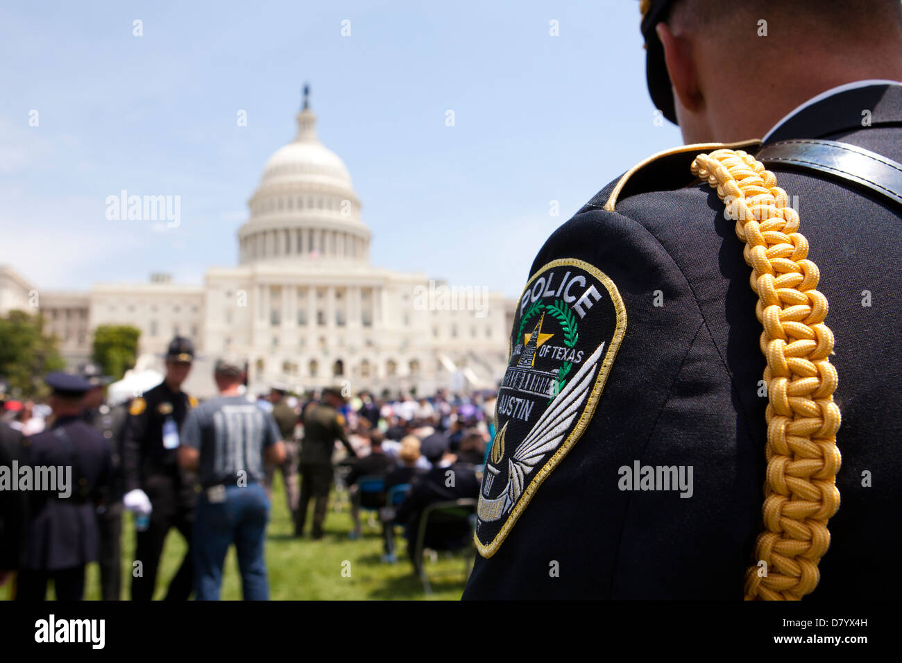 Austin, Texas Polizist während der Polizei Woche 2013 - Washington, DC, USA Stockfoto