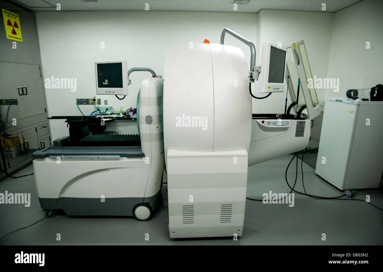Die micro PET-CT-Maschine. Stockfoto