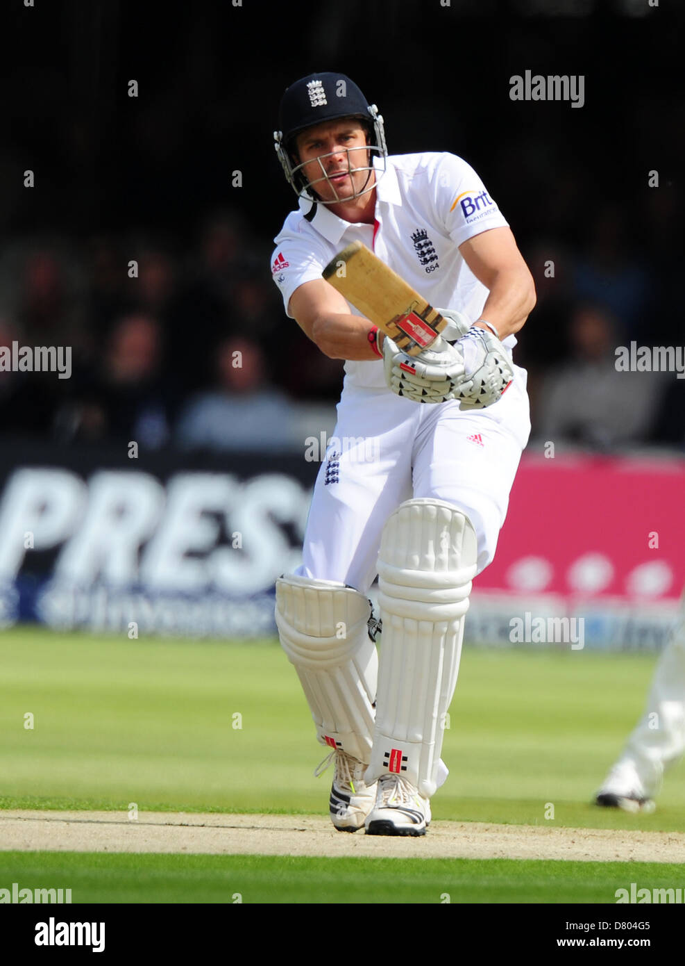 London, Vereinigtes Königreich. 16. Mai 2013. Nick Compton während des 1. Tests zwischen England und Neuseeland Lords Cricket Ground. Stockfoto