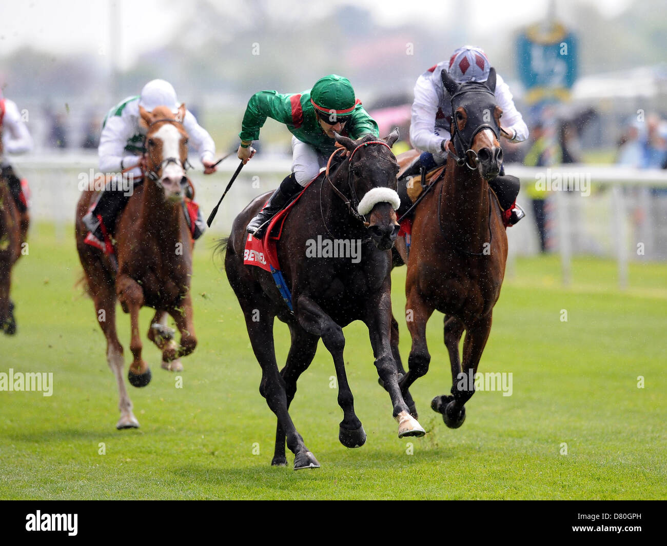 DALKALA GERITTEN durch C.P.LEMAIRE Einsätze BETFRED MIDDLETON YORK RACECOURSE YORK ENGLAND 16. Mai 2013 Stockfoto