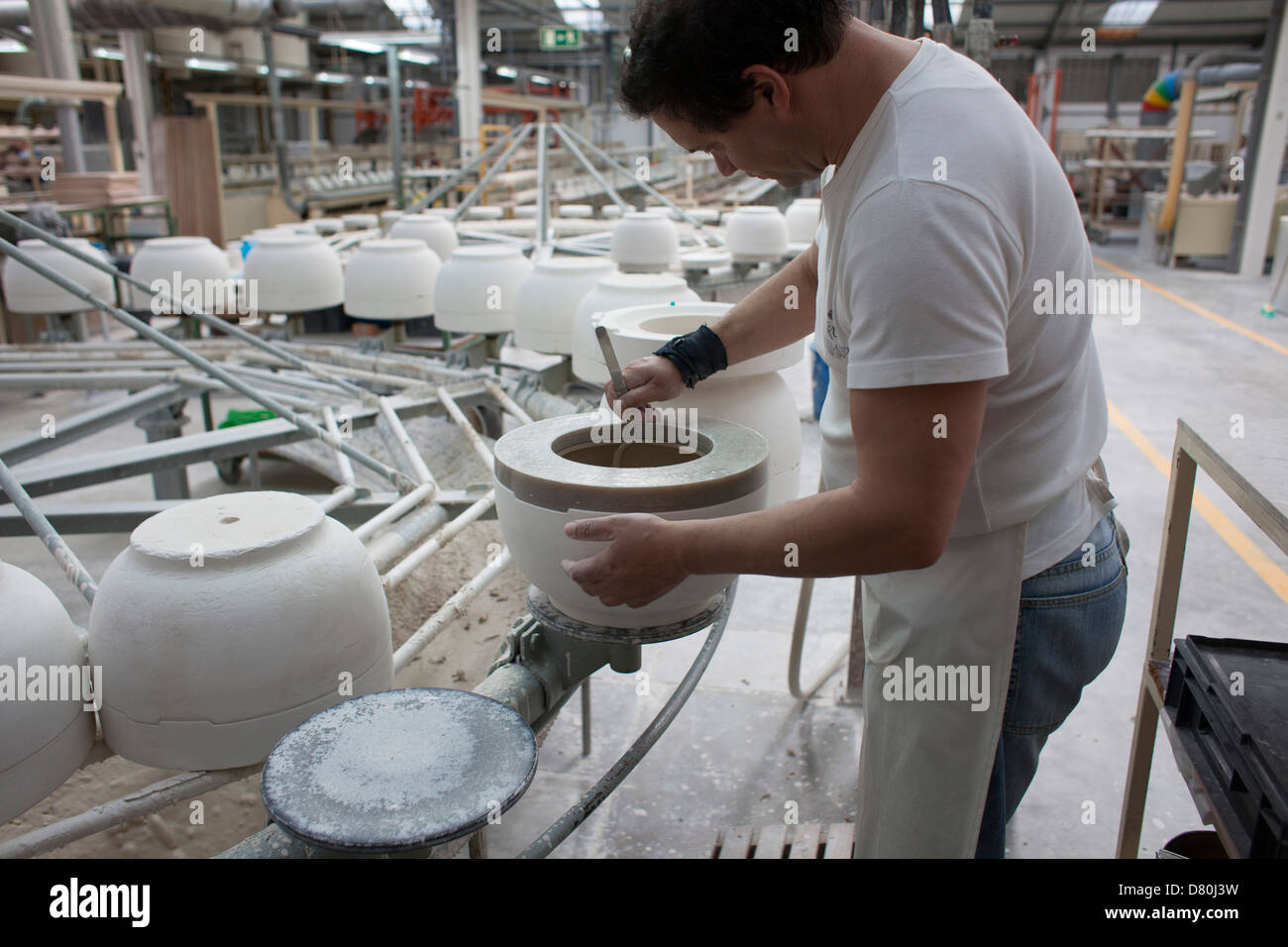 Vista Alegre Keramikfabrik, Portugal Stockfoto