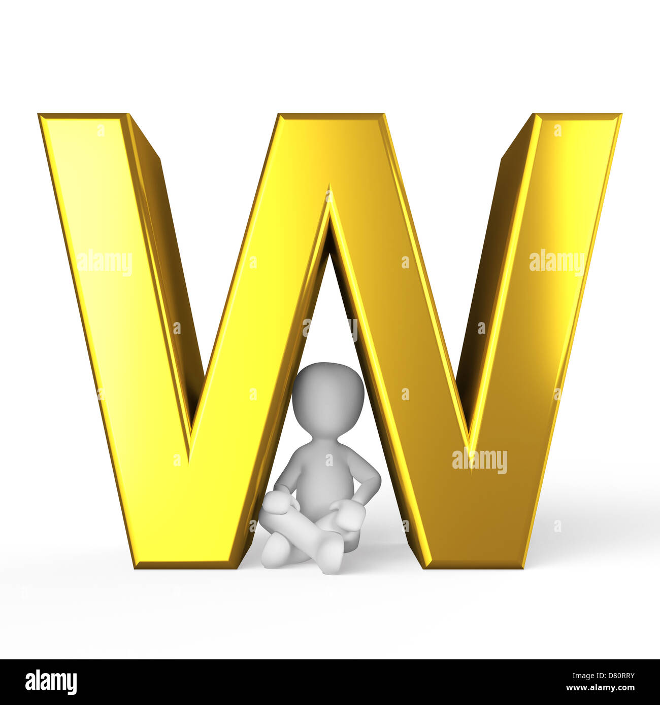 Das goldene Alphabet für das Schreiben für besondere Grüße, Text, Karten und Wünsche als Stockfoto