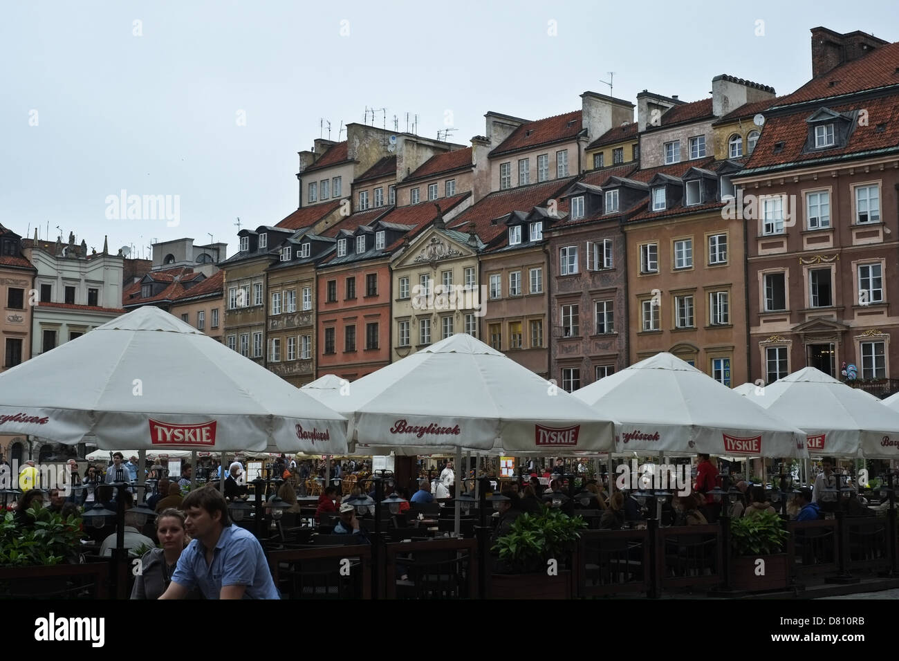 Altmarkt in Warschau, Polen Stockfoto