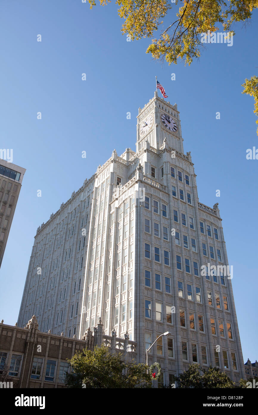 Lamar Life Building in Jackson, Mississippi, Vereinigte Staaten Stockfoto