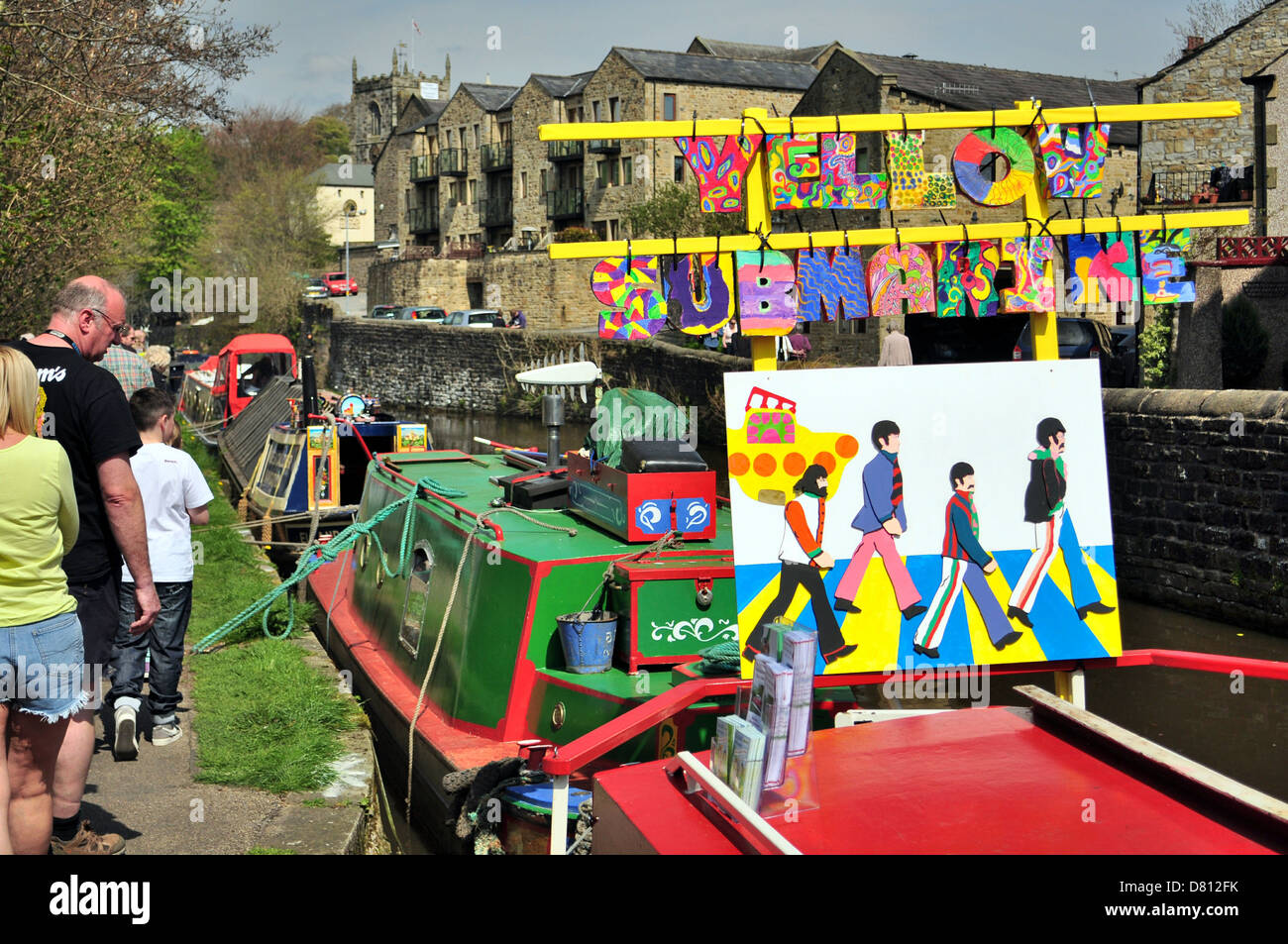 Skipton Wasserstraße Festival 2013 Stockfoto