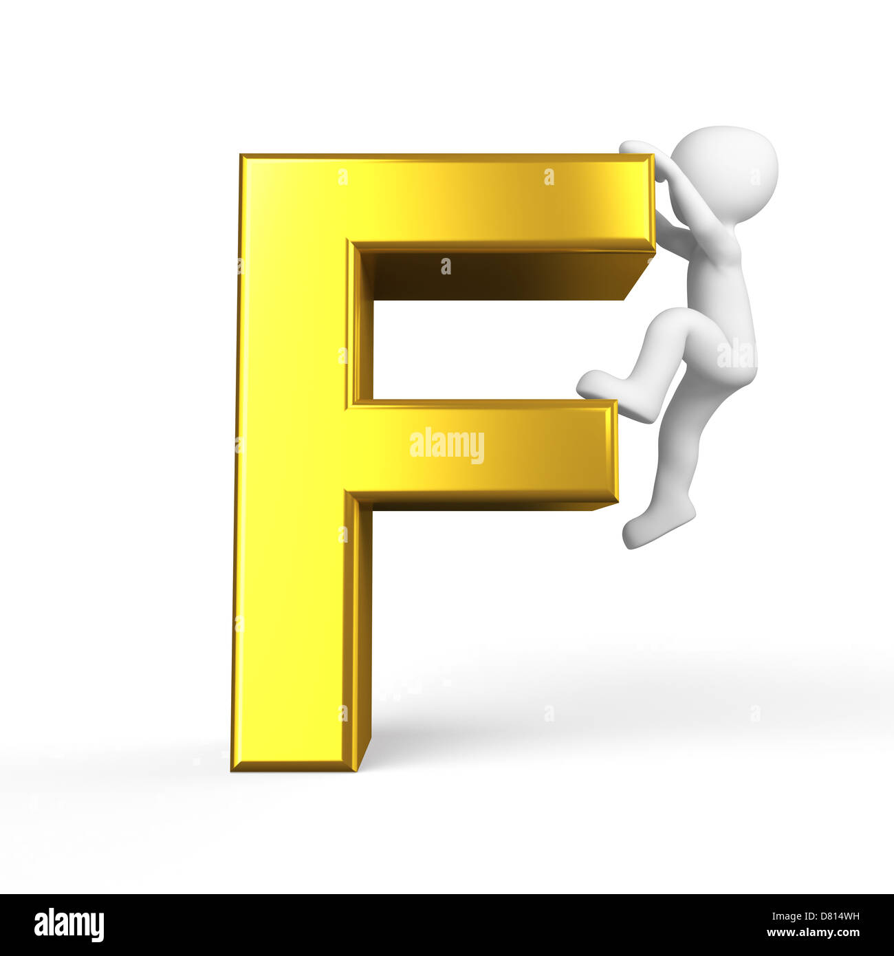 Das goldene Alphabet für das Schreiben für besondere Grüße, Text, Karten und Wünsche als Stockfoto