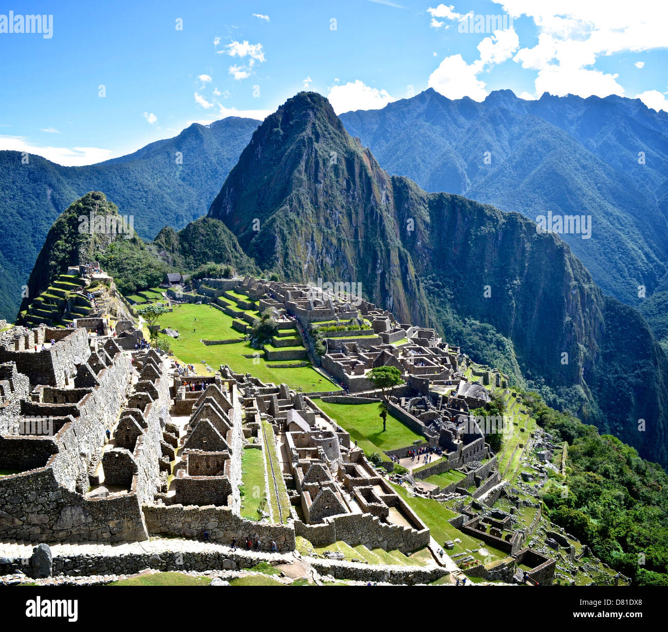 Machu Picchu, verlor Stadt der Inka, Cuzco, Peru Stockfoto