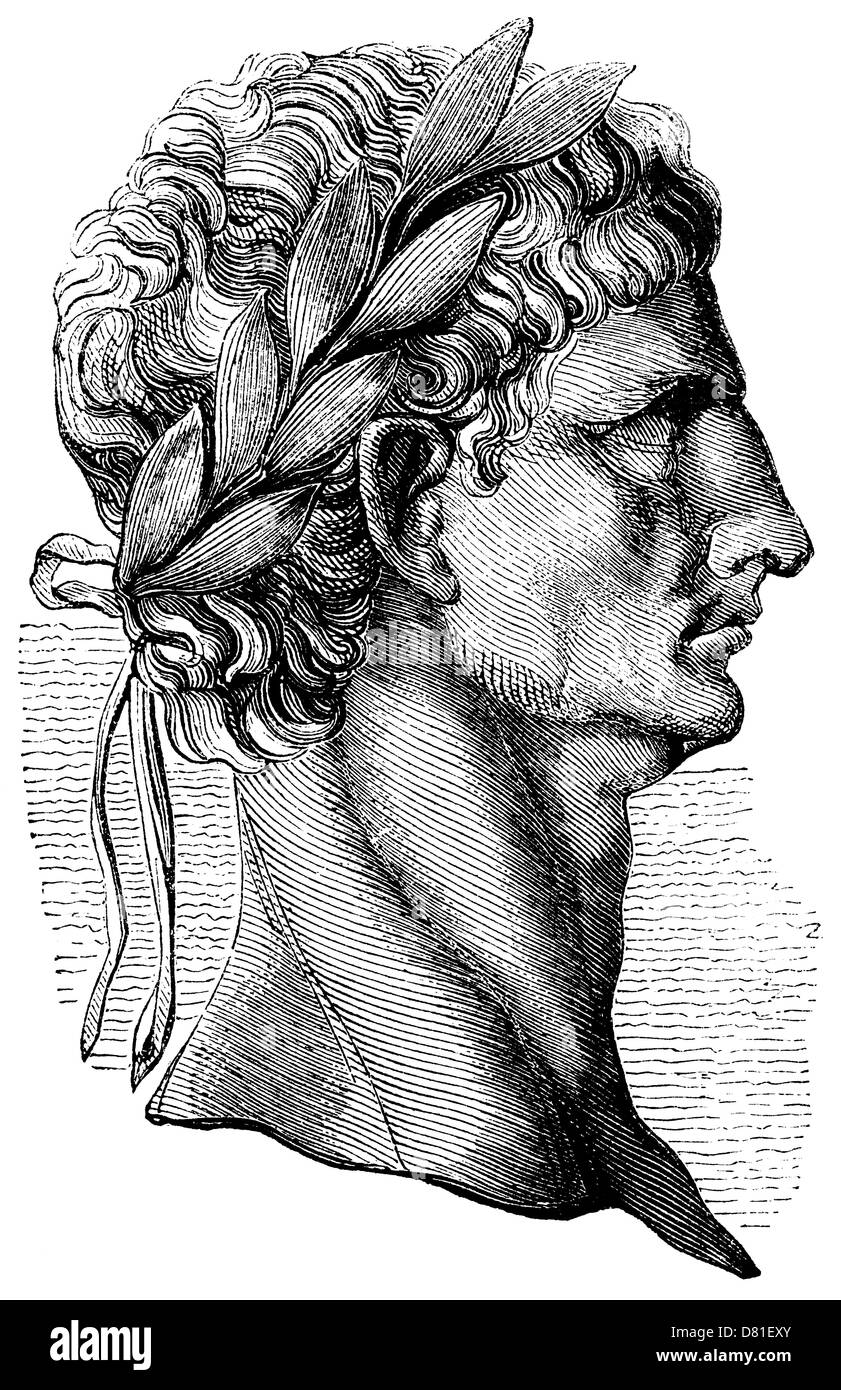 Der römische Kaiser Claudius Stockfoto