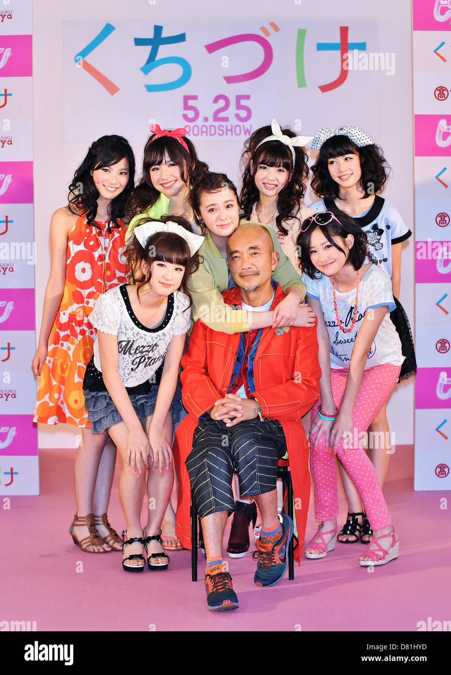 Naoto Takenaka, Shihori Kanjiya und Modelle, 15. Mai 2013 Tokio, Japan