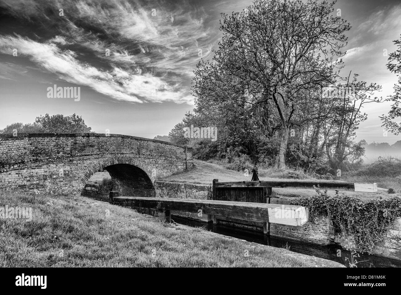 Brücke und Schleusen Chelmer und Blackwater Navigation Stockfoto