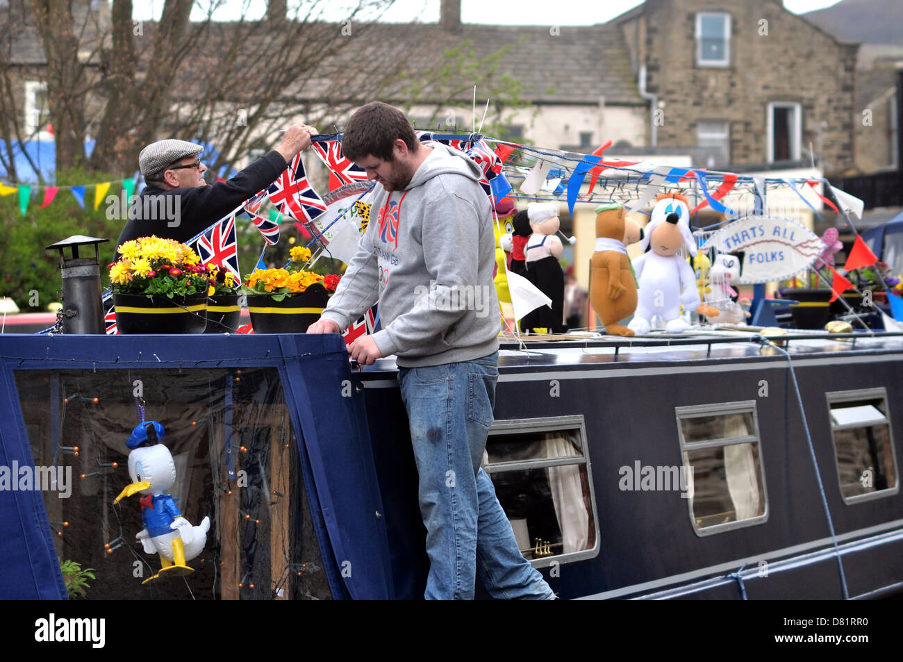 Skipton Wasserstraße Festival 2013 Stockfoto