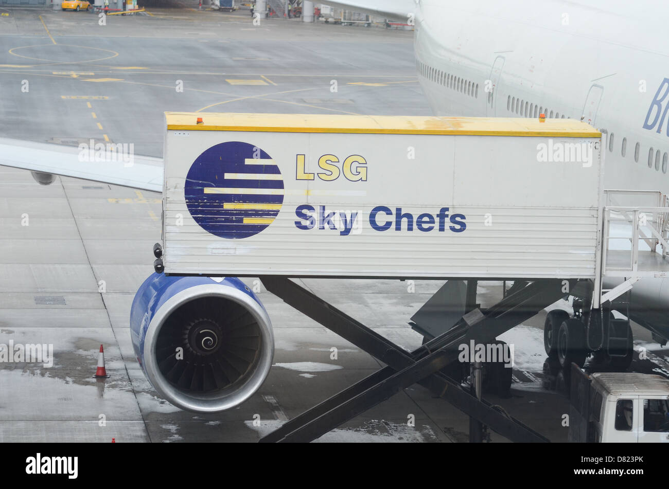 LSG Sky Chefs, der weltweit größte Anbieter von Bordverpflegung. Stockfoto