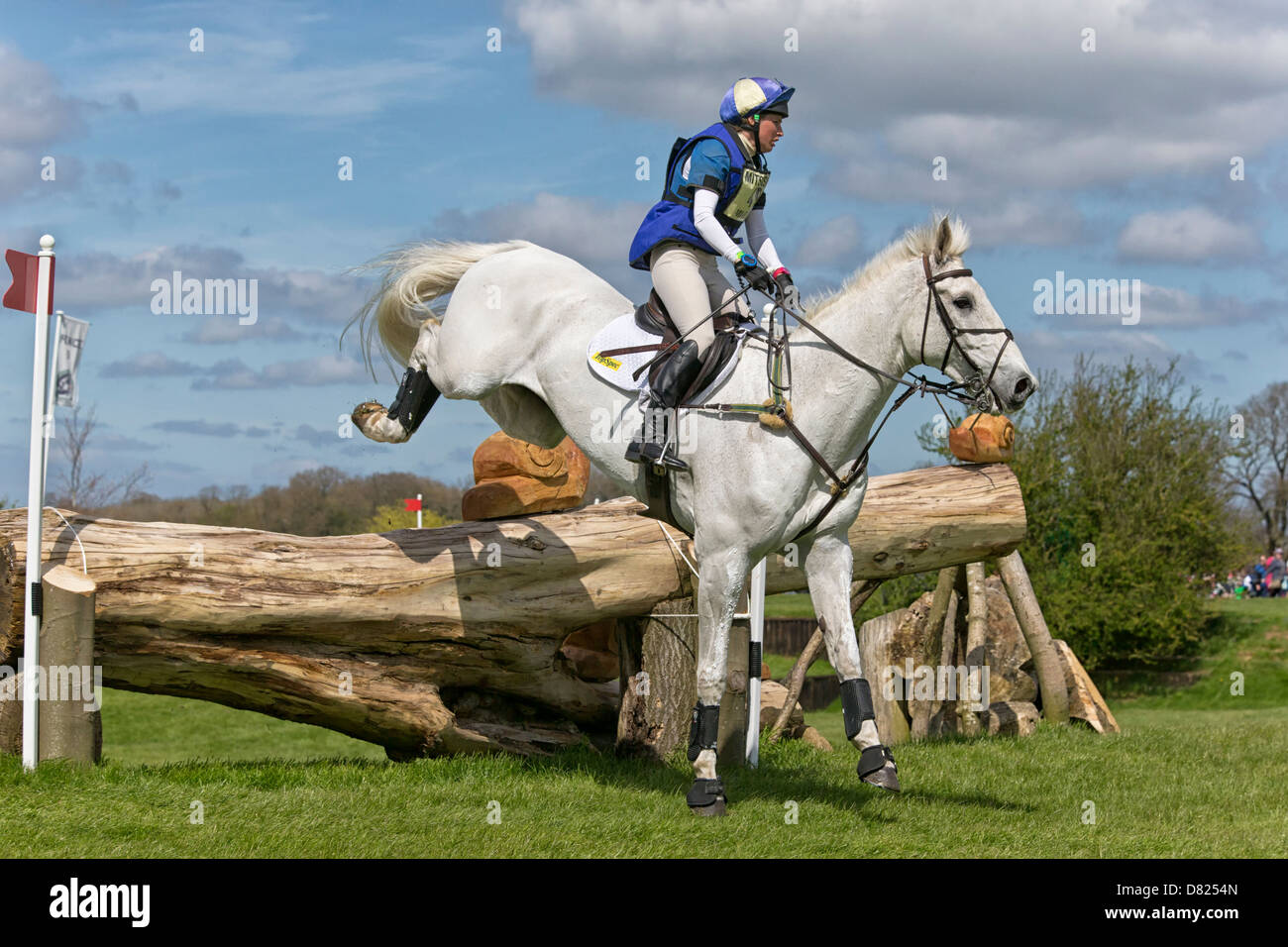 Louisa Milne Haus auf König Eider bei den 2013 Mitsubishi Motors Badminton Horse trials Stockfoto