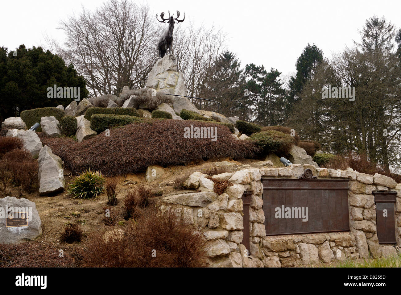 Karibu Neufundland Memorial, Beaumont-Hamel Stockfoto