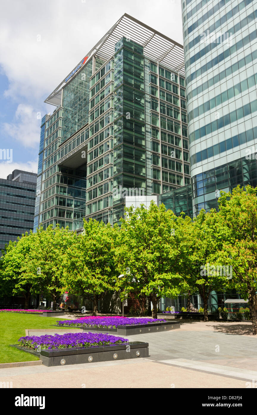 American Bankgebäude, Canary Wharf, London, England, Vereinigtes Königreich. Stockfoto