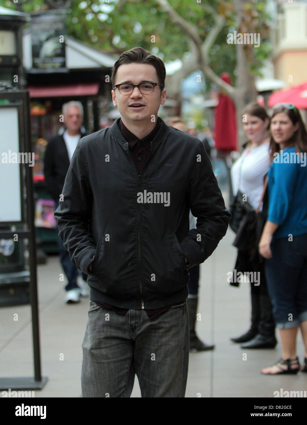 Dan Byrd, auf die Besetzung von "Cougar Town" Showbiz Nachrichten erscheinen "Extra" The Grove West Hollywood, Kalifornien - Programm Stockfoto