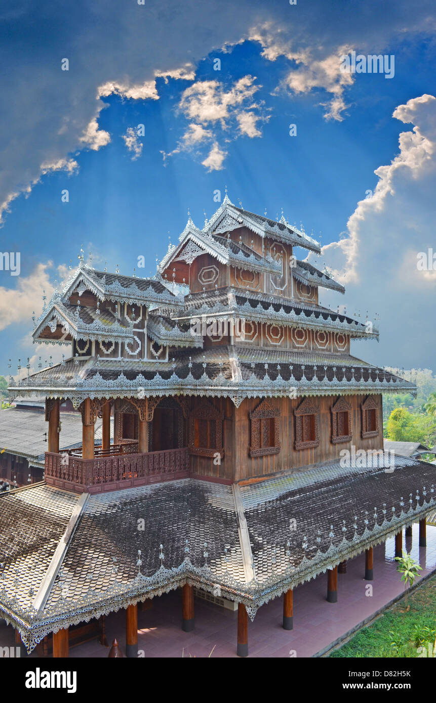 Eine Architektur der buddhistische Tempel Wat Tai Yai. Stockfoto