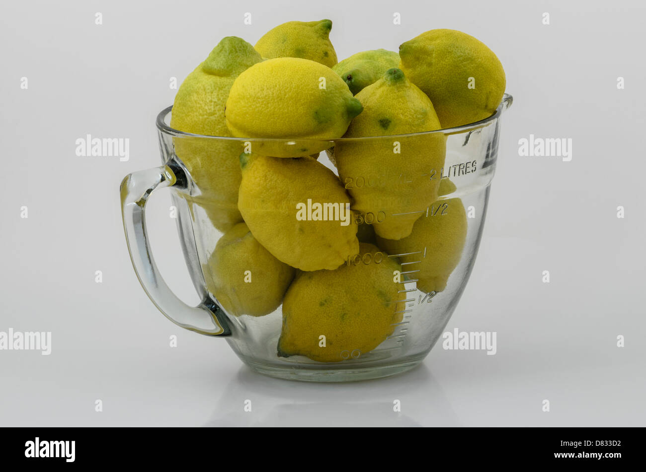Liter Zitronen 01 Stockfoto