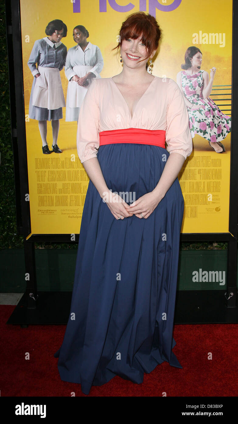 Bryce Dallas Howard Welt Premiere Von The Help Im Samuel Goldwyn Bryce Dallas Howard Welt Premiere Von The Help Im Samuel Goldwyn