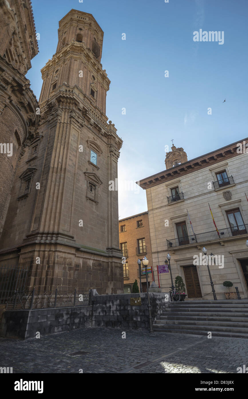 Santa Maria Kathedrale von Tudela, Navarra, Spanien Stockfoto