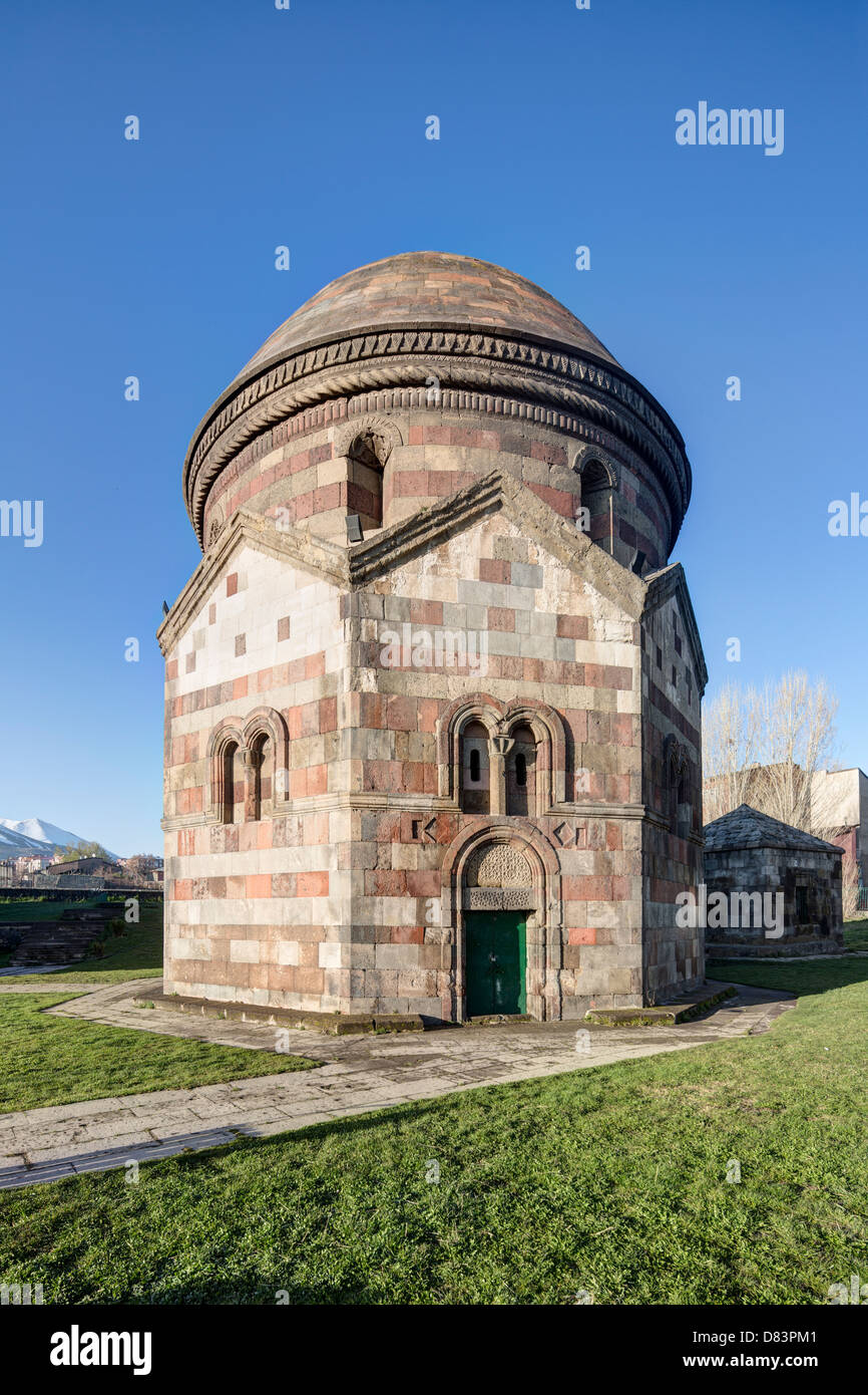Mausoleum von Emir Saltuk, Erzerum, Anatolien, Türkei Stockfoto