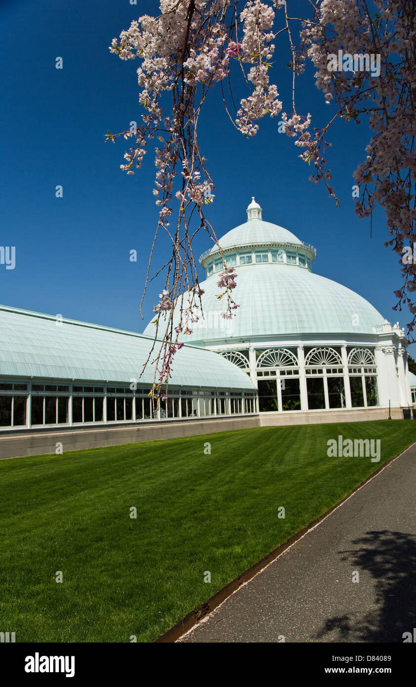 Das Enid A Haupt Konservatorium An Der New York Botanical Garden