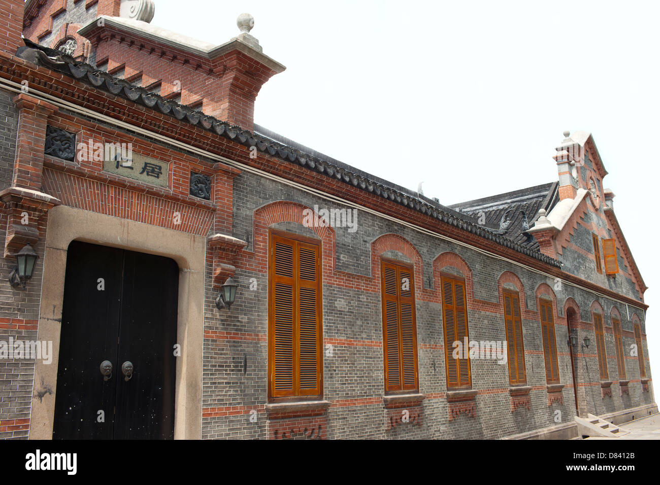 Vintage Chinesisches Haus in Shanghai Stockfoto