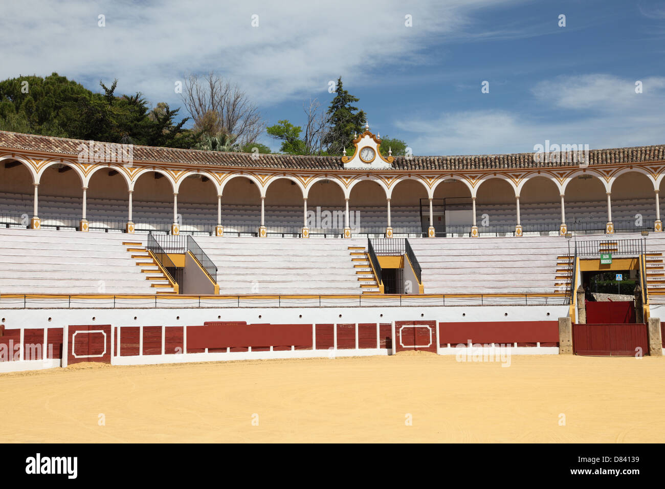 Stierkampfarena (Plaza de Toros) in Antequera, Andalusien Spanien Stockfoto