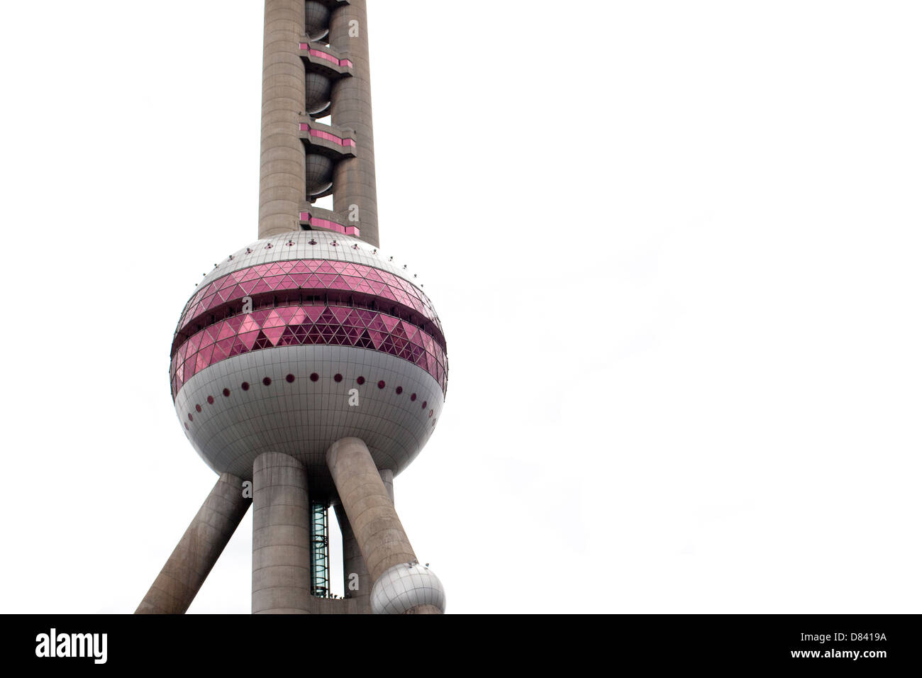 Oriental Pearl Tower in Shanghai China Stockfoto