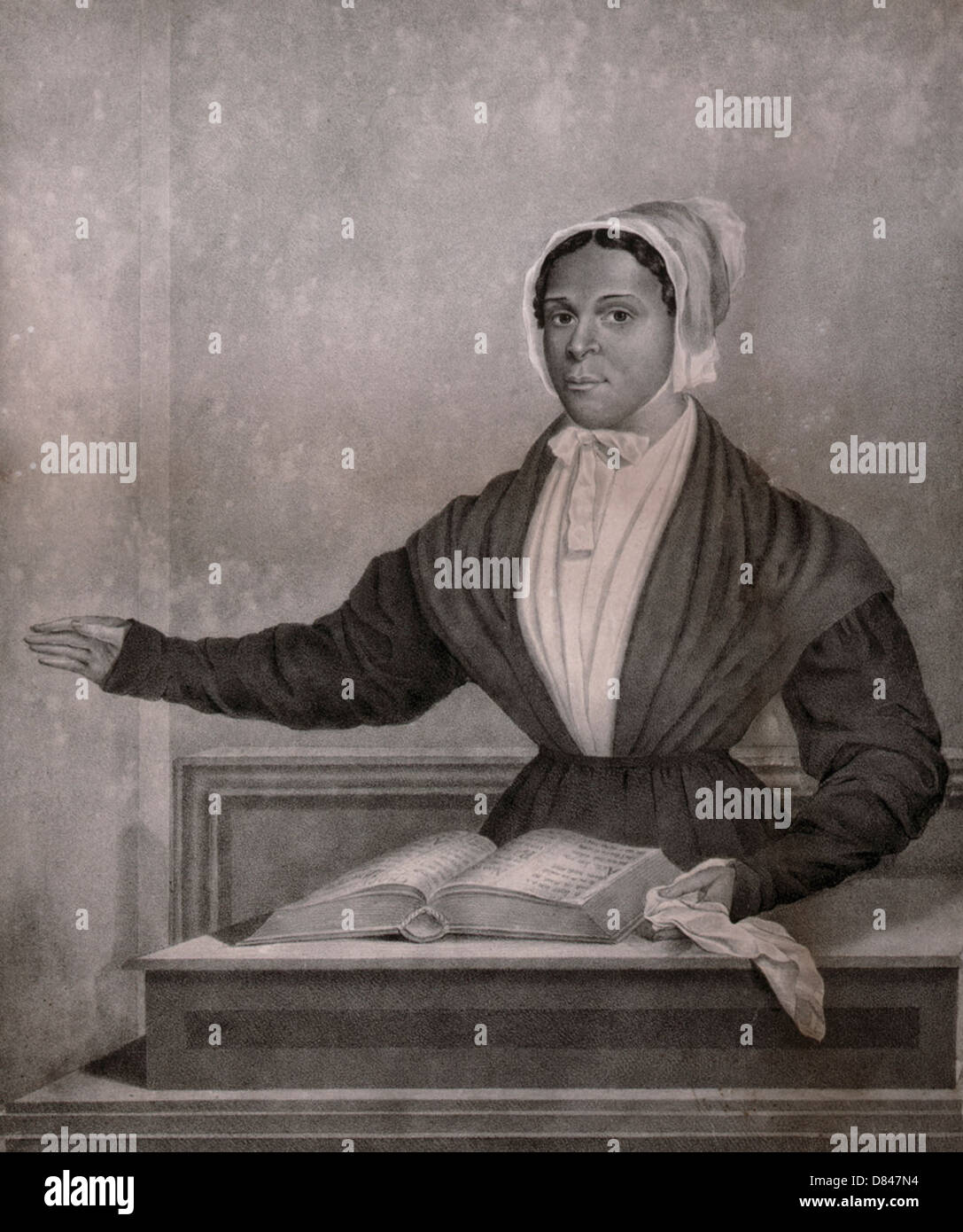 Frau Juliann Jane Tillman, Prediger der A.M.E. Kirche, ca. 1844 Stockfoto