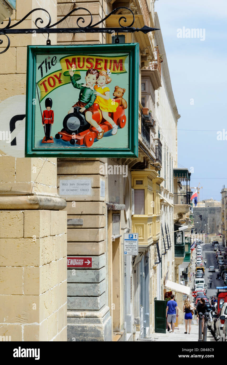 Spielzeugmuseum in Valletta, Malta Stockfoto