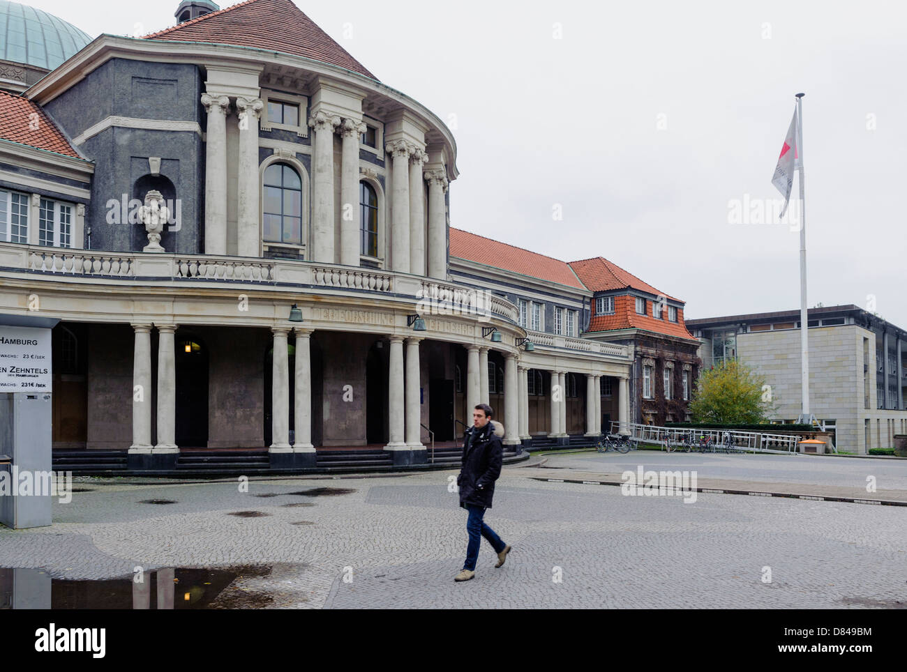 Universität Hamburg, Hauptgebäude gebaut 1911, Edmund-Siemers-Allee, Hamburg, Deutschland Stockfoto