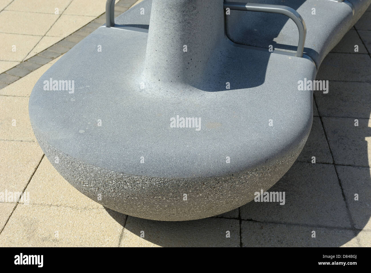 geformten Beton Straße Bank England uk Stockfoto