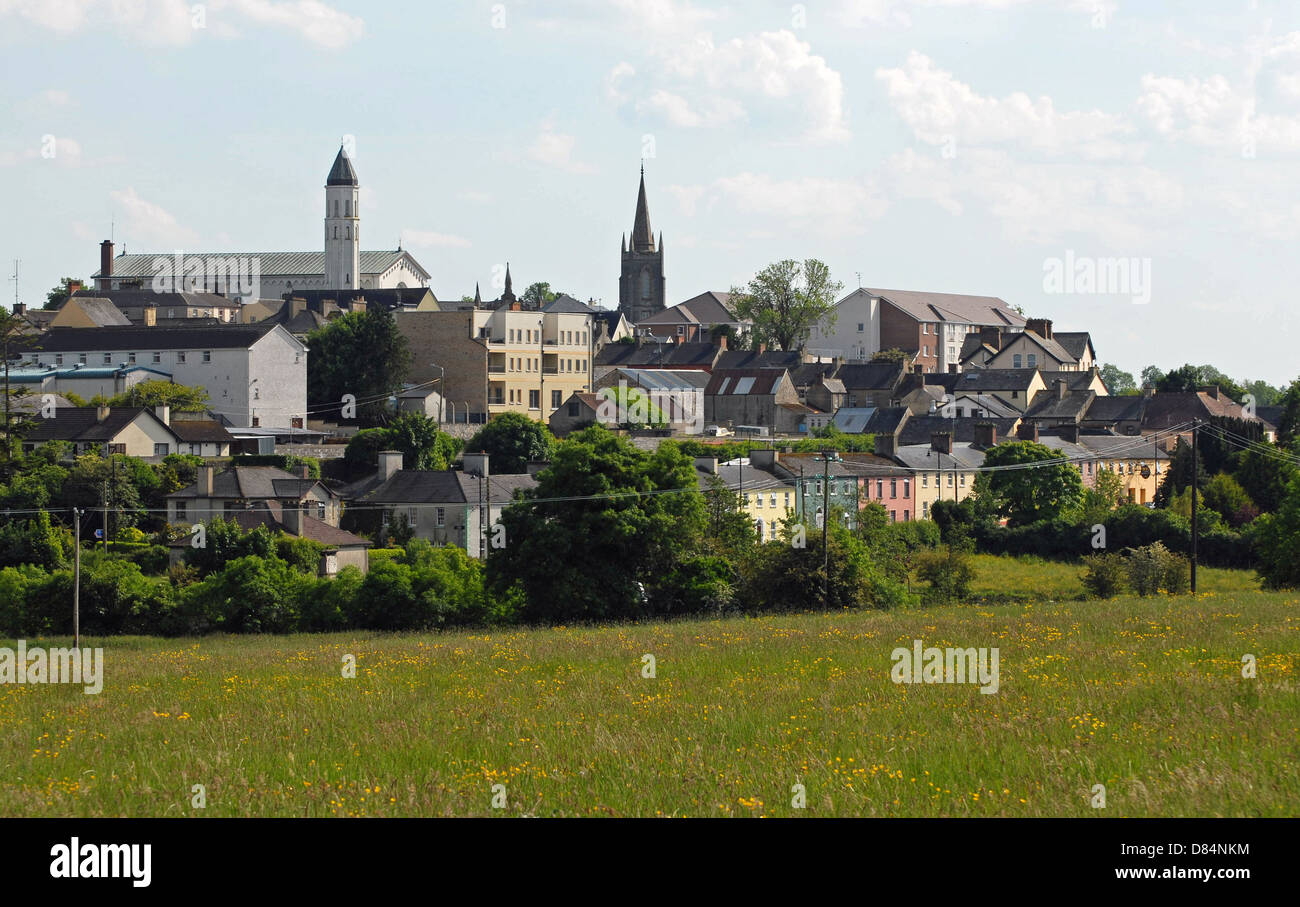 Belturbet Stadt, Upper Lough Erne, Co Cavan, Irland Stockfoto