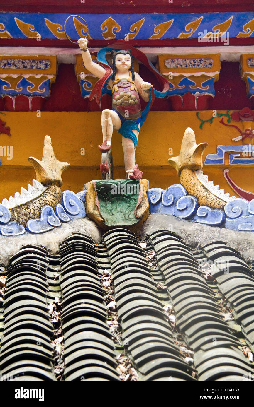 Shibaozhai Pagode, Zhong County, Jangtsekiang, China Stockfoto