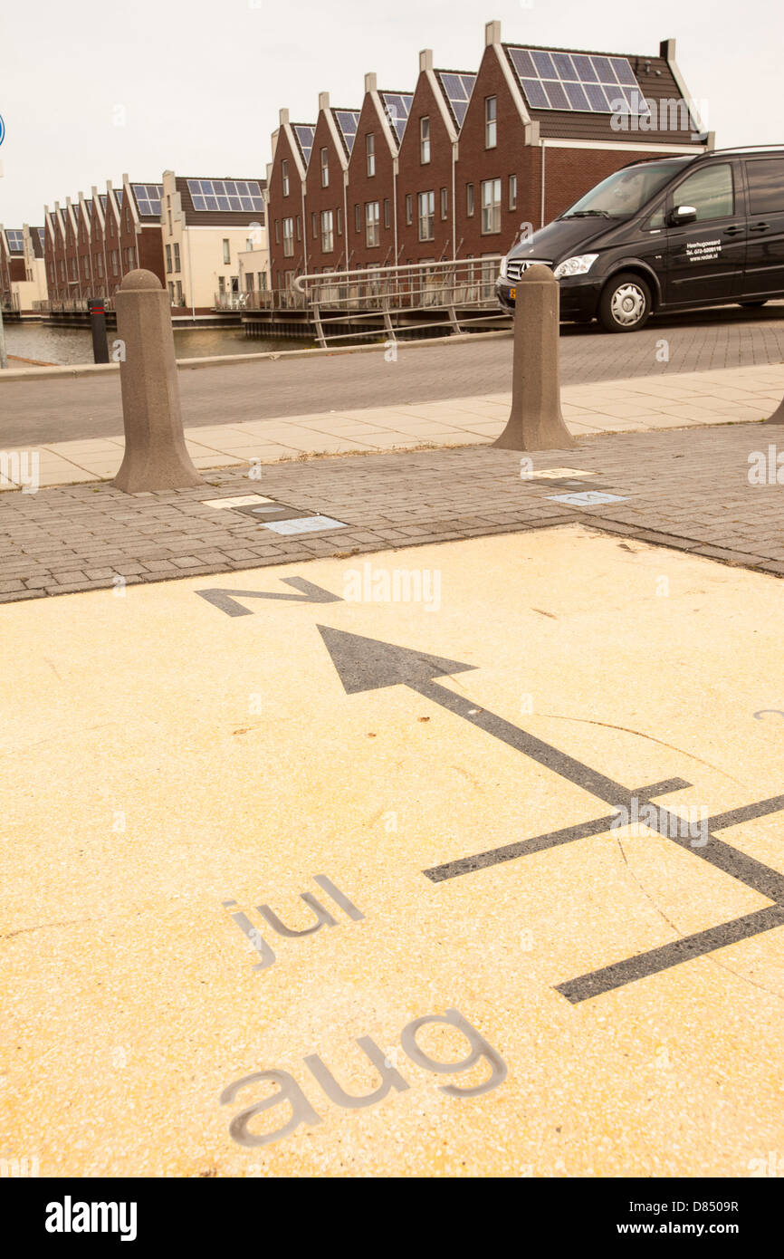 Sun City ein Suberb von Heerhugowaard in den Niederlanden, die Develped als solar Hot Spot hat Stockfoto